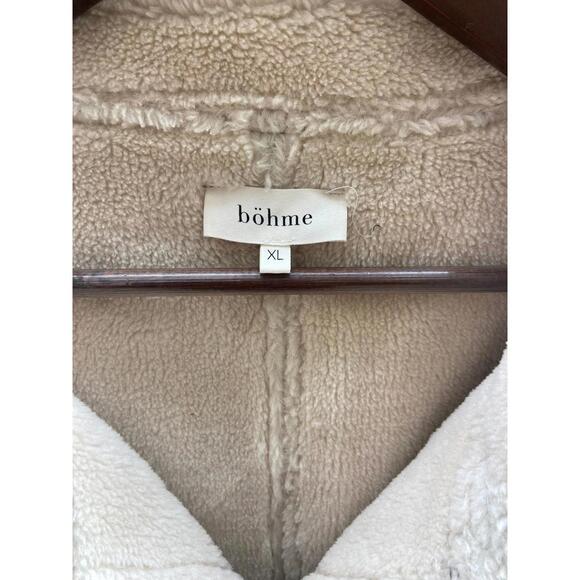 Böhme Faux Shearling Vest with Buckle Collar - XL - Picture 2 of 4